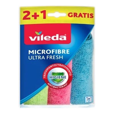 Vileda Microfibre Reinigingsdoek - Veelzijdig - 3 stuks Vileda Microfibre Reinigingsdoek - Veelzijdig - 3 stuks