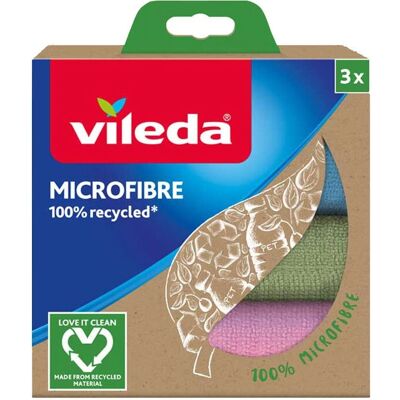 Chiffons en microfibre Vileda - Lot de 3 Chiffons en microfibre Vileda - Lot de 3