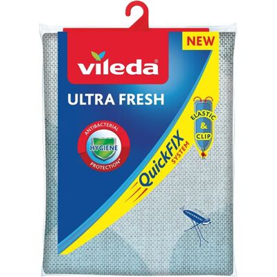 Vileda 168989 Ultrafresh Quick Fix - Šedá - Přikrývka na žehlicí prkno Vileda 168989 Ultrafresh Quick Fix - Šedá - Přikrývka na žehlicí prkno