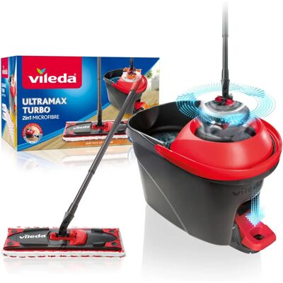 Vileda Ultramax Turbo 2-in-1 Bodenwischer - Mikrofaser, Teleskopstiel Vileda Ultramax Turbo 2-in-1 Bodenwischer - Mikrofaser, Teleskopstiel