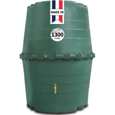 GARANTIA Top-Tank 1300L Grüner Regenwassertank - Regentonne GARANTIA Top-Tank 1300L Grüner Regenwassertank - Regentonne