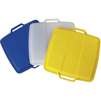Kaiserkraft Aufbewahrungsdeckel - Griffe, 90L, Polyethylen Kaiserkraft Aufbewahrungsdeckel - Griffe, 90L, Polyethylen