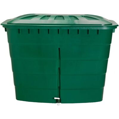 Garantia 520L Rechteckiger Regenwassertank - UV-beständig, Recyclingplast Garantia 520L Rechteckiger Regenwassertank - UV-beständig, Recyclingplast