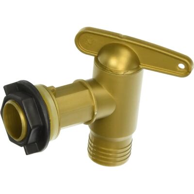 Garantia Aqua Quick Grifo de plástico 3/4" - Accesorio para barril de lluvia Garantia Aqua Quick Grifo de plástico 3/4" - Accesorio para barril de lluvia