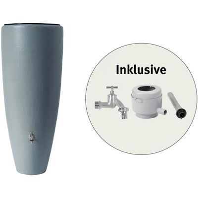 Garantia 300 L Regenwassertank mit Pflanzkübel - Wasserbehälter Komplett-Set Garantia 300 L Regenwassertank mit Pflanzkübel - Wasserbehälter Komplett-Set