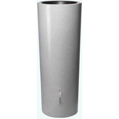 Tank de récupération d'eau de pluie 2 en 1 Stone Silver 350L - Graf - Publicité Tank de récupération d'eau de pluie 2 en 1 Stone Silver 350L - Graf - Publicité