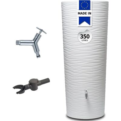 Réservoir d'eau de pluie Garantia 350L avec bac à plantes - Set complet - Publicité Réservoir d'eau de pluie Garantia 350L avec bac à plantes - Set complet - Publicité