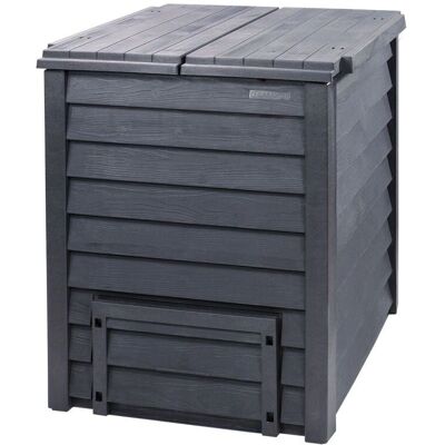 Compostador Thermo-Wood Garantia - Aspecto de madera realista - Montaje fácil Compostador Thermo-Wood Garantia - Aspecto de madera realista - Montaje fácil