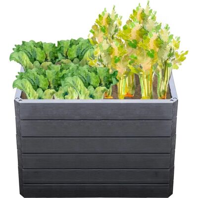 Garantia Hochbeet Ergo Quadro M 75 80 x 60 x 75 cm, Holz, Wassersystem Garantia Hochbeet Ergo Quadro M 75 80 x 60 x 75 cm, Holz, Wassersystem