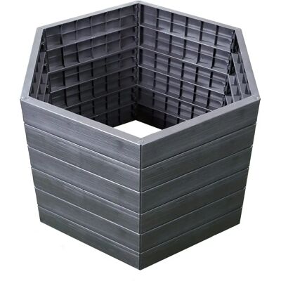 Garantia L75 Hochbeet Sechseck - Recycling Kunststoff & Wassersystem Garantia L75 Hochbeet Sechseck - Recycling Kunststoff & Wassersystem