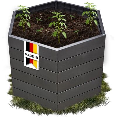 GARANTIA ERGO Hochbeet L 75 Stein - Hochbeet für den Garten GARANTIA ERGO Hochbeet L 75 Stein - Hochbeet für den Garten