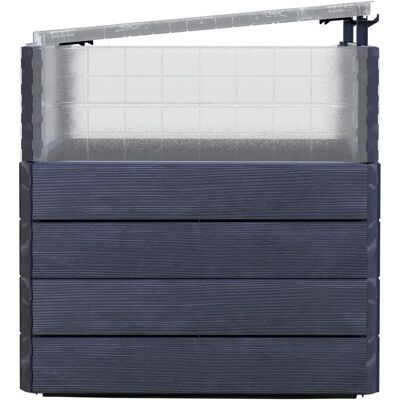 Garantia L80 Turboplus - Cama de jardín elevada con invernadero Garantia L80 Turboplus - Cama de jardín elevada con invernadero