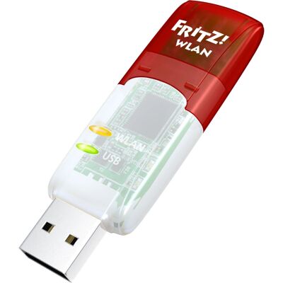 AVM FRITZ!WLAN Stick N v2 - Dual-Band 300 Mbit/s - Adaptateur USB Wi-Fi - Publicité AVM FRITZ!WLAN Stick N v2 - Dual-Band 300 Mbit/s - Adaptateur USB Wi-Fi - Publicité