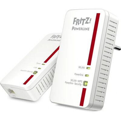 Fritz!Powerline 1240E Pack WLAN - Adaptateur Powerline - Publicité Fritz!Powerline 1240E Pack WLAN - Adaptateur Powerline - Publicité