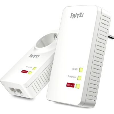 Fritz!Powerline 1260E 1200 Mbps Kit Powerline Wi-Fi Fritz!Powerline 1260E 1200 Mbps Kit Powerline Wi-Fi