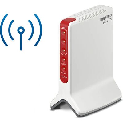 AVM Fritz!Box 6820 LTE Router Inalámbrico - 4G, Wi-Fi 450 Mbps - Blanco - Acceso a Internet AVM Fritz!Box 6820 LTE Router Inalámbrico - 4G, Wi-Fi 450 Mbps - Blanco - Acceso a Internet