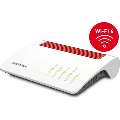 Roteador sem fio AVM 7590 AX - Wi-Fi dual-band, Ethernet Gigabit - Branco Roteador sem fio AVM 7590 AX - Wi-Fi dual-band, Ethernet Gigabit - Branco