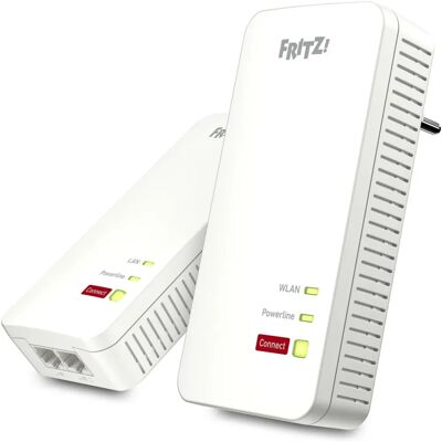 FRITZ!Powerline 1240 AX WLAN Set - Powerline Ethernet Wi-Fi FRITZ!Powerline 1240 AX WLAN Set - Powerline Ethernet Wi-Fi