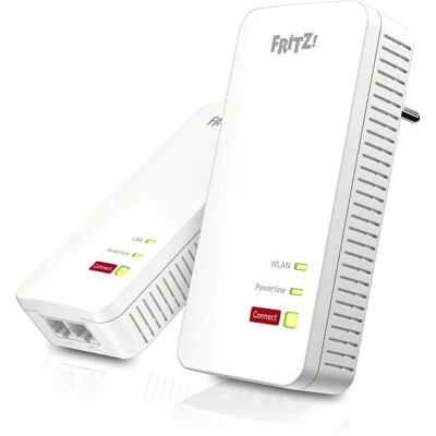 Fritz! Powerline 1240 AX Conjunto - Wi-Fi 6 GHz, 1200 Mbit/s, Ethernet LAN, Branco Fritz! Powerline 1240 AX Conjunto - Wi-Fi 6 GHz, 1200 Mbit/s, Ethernet LAN, Branco