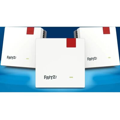 FRITZ! Mesh Set 1700 - Wi-Fi Mesh Rendszer - Fehér - 3 Darab - Legjobb Lefedettség FRITZ! Mesh Set 1700 - Wi-Fi Mesh Rendszer - Fehér - 3 Darab - Legjobb Lefedettség