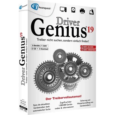 Avanquest Driver Genius 20 Platinum - Treiberverwaltung Avanquest Driver Genius 20 Platinum - Treiberverwaltung