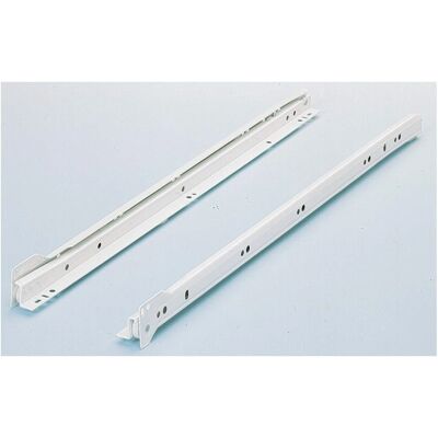 HETTICH FR402 Guides de tiroir - 400mm, Blanc, 25kg - Publicité HETTICH FR402 Guides de tiroir - 400mm, Blanc, 25kg - Publicité