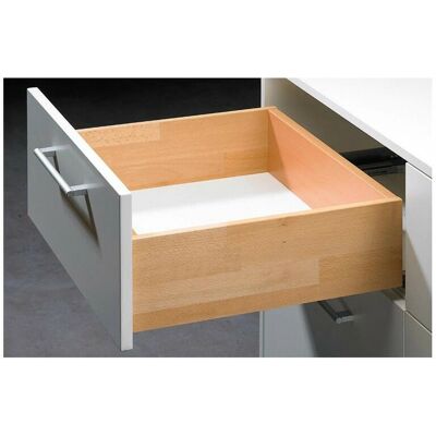 Guía de cajón Quadro V6 de Hettich, acero, izquierda/derecha Guía de cajón Quadro V6 de Hettich, acero, izquierda/derecha