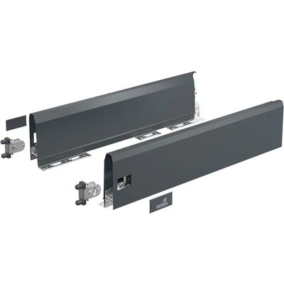 Hettich 9150492 glissière de tiroir - ArciTech, anthracite, 270mm Hettich 9150492 glissière de tiroir - ArciTech, anthracite, 270mm