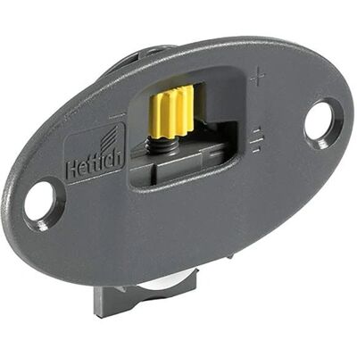 Parte de deslizamiento HETTICH SlideLine 55 Plus para 2 puertas - Plástico Gris Parte de deslizamiento HETTICH SlideLine 55 Plus para 2 puertas - Plástico Gris