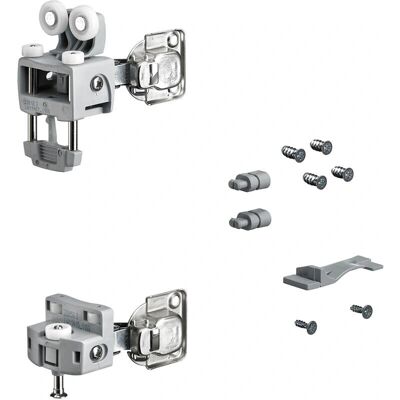 Conjunto de puertas plegables Hettich WingLine L - Soporta 12kg - Cierre automático Conjunto de puertas plegables Hettich WingLine L - Soporta 12kg - Cierre automático
