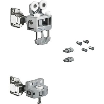 Hettich 9278260 Cajón de guía - Para puertas plegables de 2 hojas Hettich 9278260 Cajón de guía - Para puertas plegables de 2 hojas
