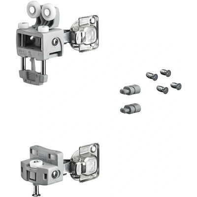 Conjunto de hardware de puerta plegable Hettich WingLine L - Soporta 12kg Conjunto de hardware de puerta plegable Hettich WingLine L - Soporta 12kg