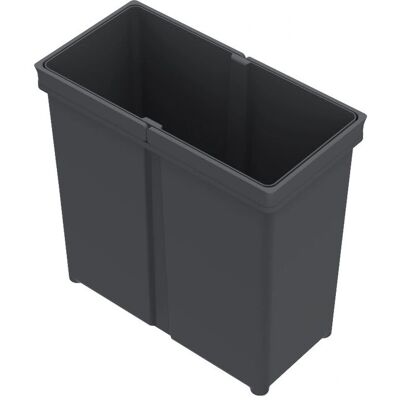 Hettich 9279391 Abfallsystem-Eimer, Anthrazit - Waste Container Hettich 9279391 Abfallsystem-Eimer, Anthrazit - Waste Container