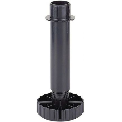 Hettich - Pieds de Meuble Réglables - Noir, 78mm, -6/+30mm Hettich - Pieds de Meuble Réglables - Noir, 78mm, -6/+30mm