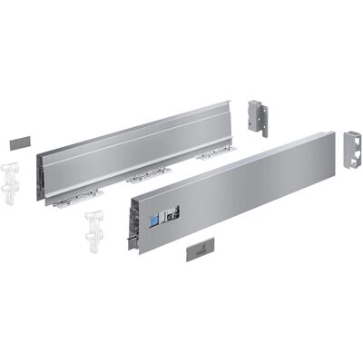 Hettich 9307110 Glissière de tiroir - 420 mm, Argent, Montage simple Hettich 9307110 Glissière de tiroir - 420 mm, Argent, Montage simple