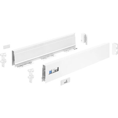 Hettich 9307135 Glissière de tiroir blanche - 300 mm Hettich 9307135 Glissière de tiroir blanche - 300 mm