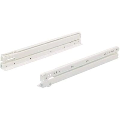 Hettich - Corredor para Cajón - 600mm Acero Blanco - Extensión Total Hettich - Corredor para Cajón - 600mm Acero Blanco - Extensión Total