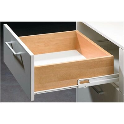 Guía de rodillos Hettich FR 6142 - Control de paro - 650mm - Blanco Guía de rodillos Hettich FR 6142 - Control de paro - 650mm - Blanco