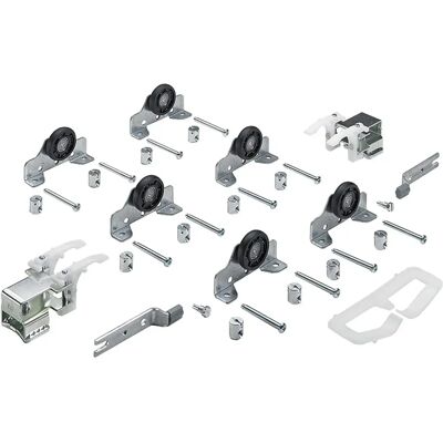 Hettich TopLine 1 Zestaw okuć do drzwi przesuwnych - 3 drzwi 50kg Hettich TopLine 1 Zestaw okuć do drzwi przesuwnych - 3 drzwi 50kg