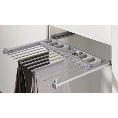 Hettich - Modelo 9132916 - Colgador de pantalones ajustable - Acero Hettich - Modelo 9132916 - Colgador de pantalones ajustable - Acero
