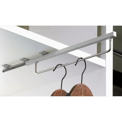 Hettich - Perchero de acero con guía extraíble Quadro 9136277 Hettich - Perchero de acero con guía extraíble Quadro 9136277