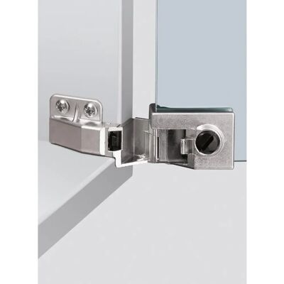 HETTICH ET 5160 - Cerniera porta vetro - 170° - Nichelata HETTICH ET 5160 - Cerniera porta vetro - 170° - Nichelata
