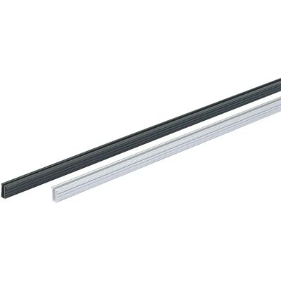 Hettich - Modèle 71110 - Rail de porte coulissante en bas - Argent Hettich - Modèle 71110 - Rail de porte coulissante en bas - Argent