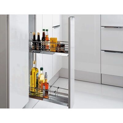 Hettich 150mm Verchromter Frontauszug - Frontauszug Hettich 150mm Verchromter Frontauszug - Frontauszug