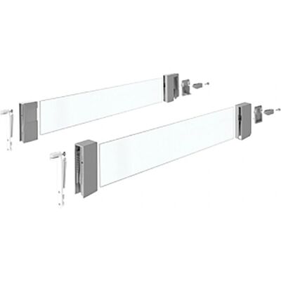 Hettich 9194801 Glissière tiroir grise - 470 mm Hettich 9194801 Glissière tiroir grise - 470 mm
