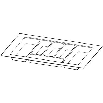 Hettich 9194924 Organizzatore di cassetti - 450mm - Argento Hettich 9194924 Organizzatore di cassetti - 450mm - Argento