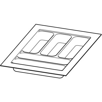 Hettich - Organisateur de tiroir - Insert pour couverts en plastique universel - Publicité Hettich - Organisateur de tiroir - Insert pour couverts en plastique universel - Publicité
