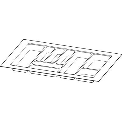 Hettich 9194939 Cajón deslizador - Inserto universal - Plata Hettich 9194939 Cajón deslizador - Inserto universal - Plata