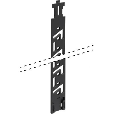 Elica cassetto Hettich 75547 - 7,5 HE Nero Elica cassetto Hettich 75547 - 7,5 HE Nero