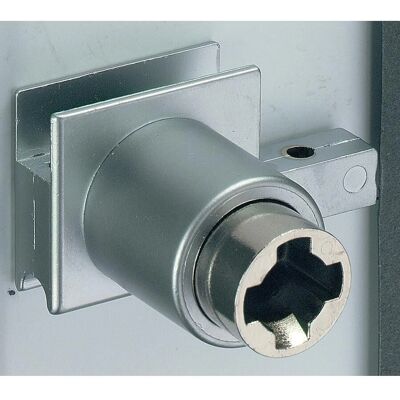 Cerradura de puerta de vidrio Hettich Prestige 2000 - SlideLine 97, Reversible, 8mm Cerradura de puerta de vidrio Hettich Prestige 2000 - SlideLine 97, Reversible, 8mm
